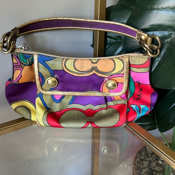 Coach Multicolor Shoulder Bag - Picture 1 of 12